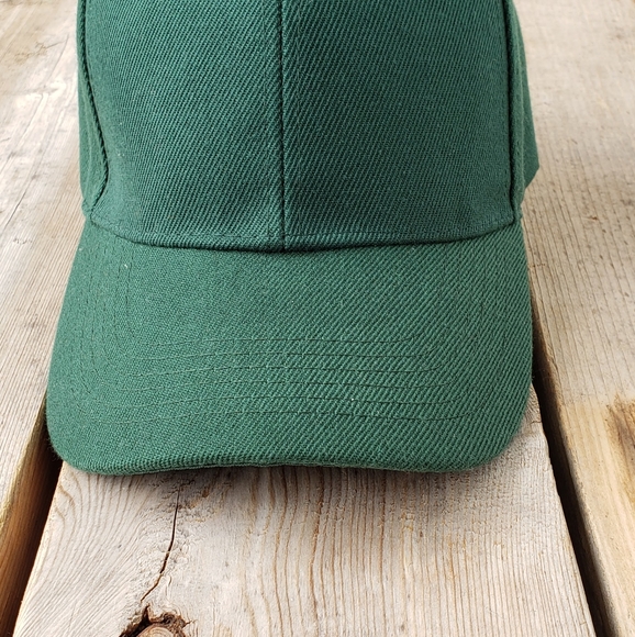 Unisex Hunter Green 6 Panel Baseball cap 🧢 - Picture 5 of 5